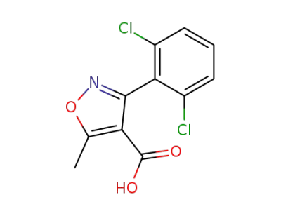 3-(2,6-dichloro-phenyl)-5-methyl-isoxazole-4-carboxylic acid