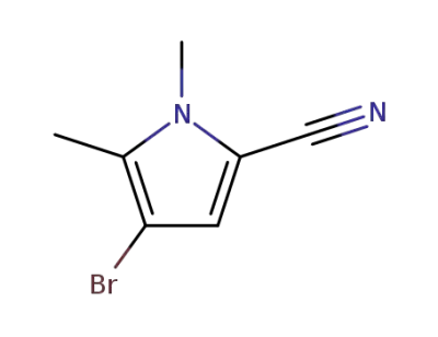 4-bromo-1,5-dimethyl-1H-pyrrole-2-carbonitrile