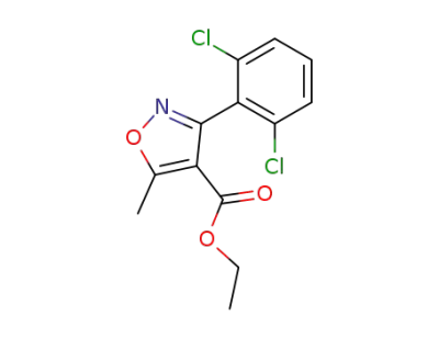 ethyl 3-(2,6-dichlorophenyl)-5-methyl-1,2-oxazole-4-carboxylate
