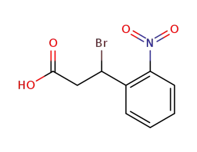 3-bromo-3-(2-nitro-phenyl)-propionic acid