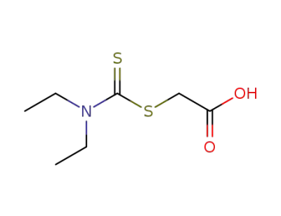 (N,N-diethylthiocarbamoylthio)acetic acid