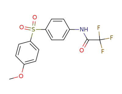 trifluoro-acetic acid-[4-(4-methoxy-benzenesulfonyl)-anilide]