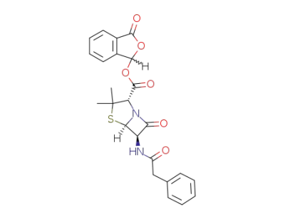 6β-(2-phenyl-acetylamino)-penicillanic acid (Ξ)-3-oxo-1,3-dihydro-isobenzofuran-1-yl ester